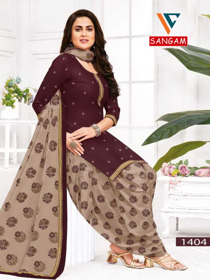 Sangam Vol 14 By Vandana Daily Wear Cotton Dress Material Wholesale Price In Surat
 